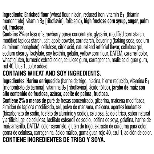 Pop-Tarts Pop-Tarts Baked Pastry Bites, Kids Snacks, School Lunch, Frosted Strawberry (5 Boxes, 25 Pouches)