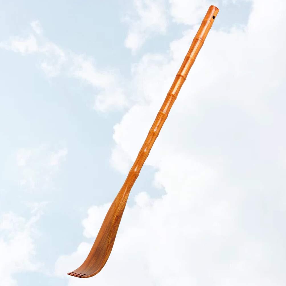 Healifty Wooden Scratcher Pregnancy Shoe Horn Back Scratcher Shoe Horn Back Relaxing Scratcher Back Scratchers for Adults Extendable Body Shoes Lifter Bamboo Massage Wood Tools