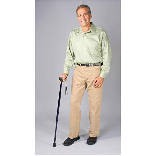 Carex Health Brands Carex Soft Grip Walking Cane - Height Adjustable Cane With Wrist Strap - Latex Free Soft Cushion Handle, Pink
