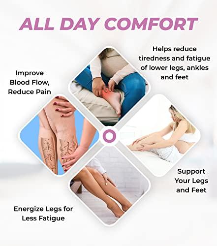 GABRIALLA GABRIALLA Graduated Compression Sheer Pantyhose (23-30 mmHg) H-330, X-Tall, Beige