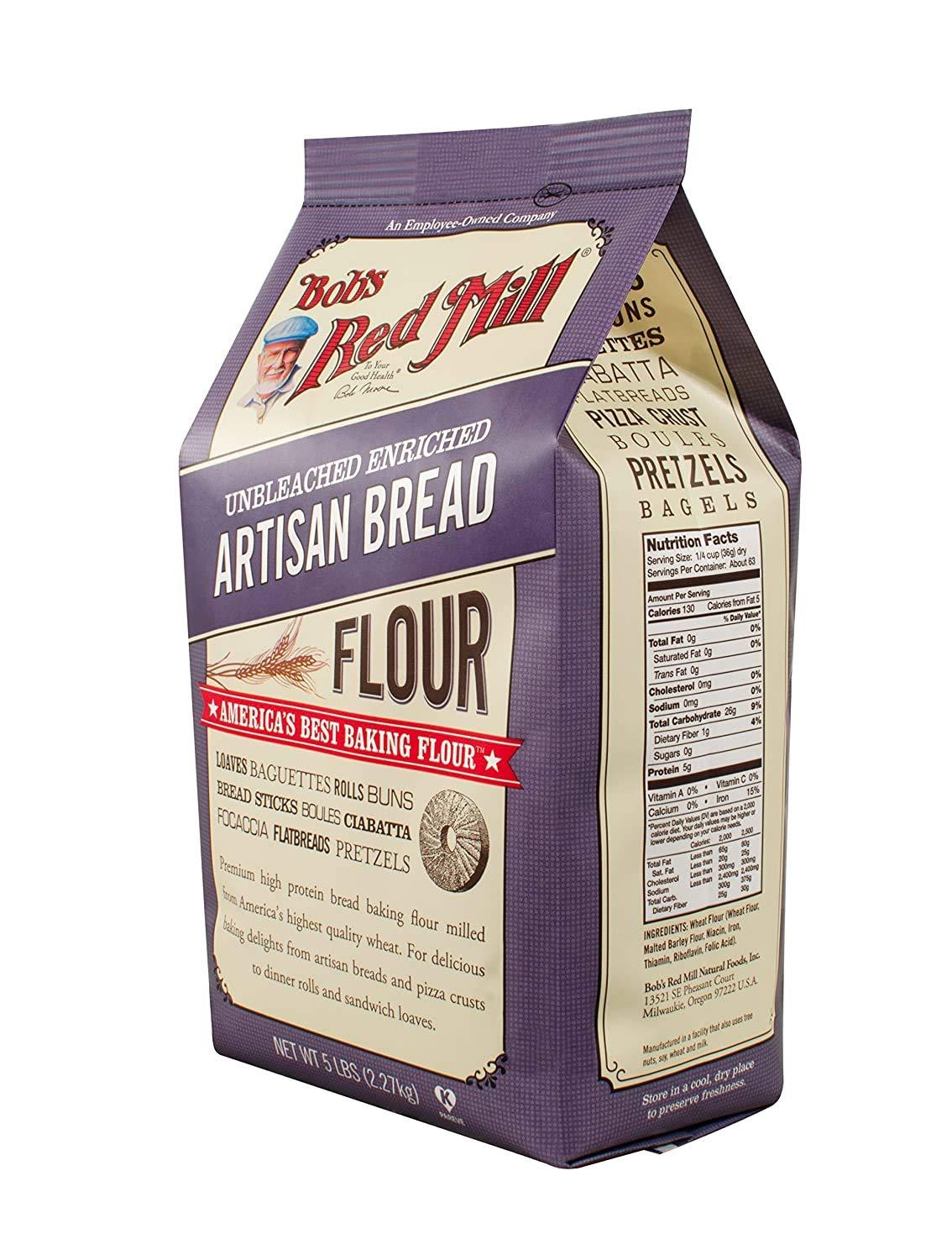 Bob's Red Mill Bob's Red Mill Artisan Bread Flour 5 LB (Pack of 3)