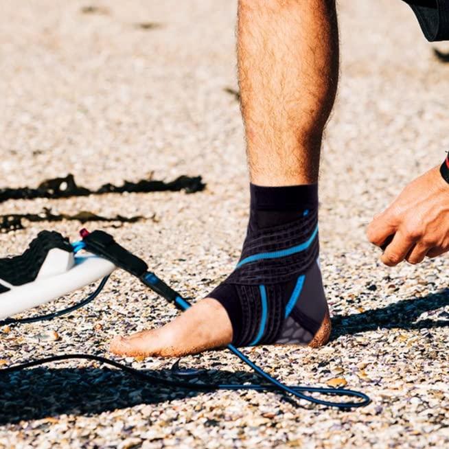 Nvorliy Nvorliy Ankle Brace for Swimming, Aquatic, Scuba Diving, Surfing, Paddle Boarding, Water Sports or Injury Recovery, Neoprene Compression Ankle Wrap & Foot Support for Women & Men (X-Large)