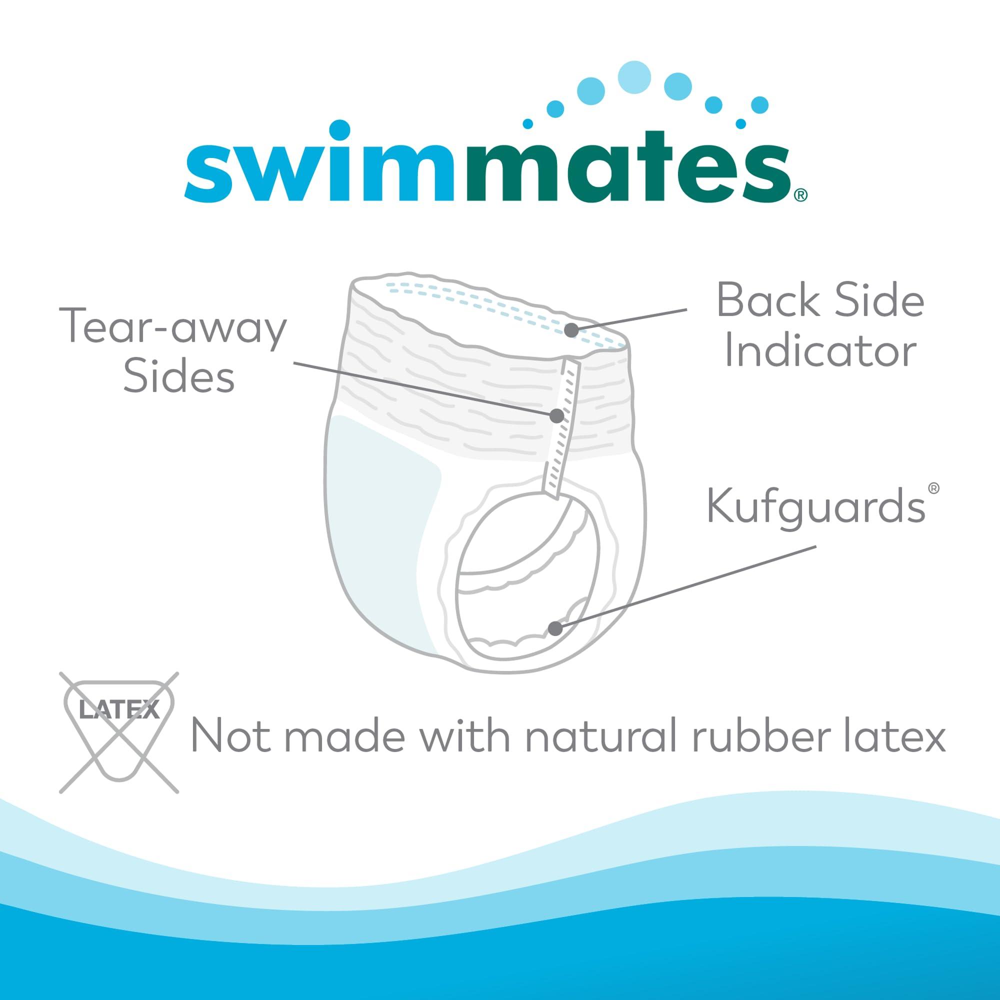 swimmates Swimmates Adult Swim Underwear, Pull-up with Tear-Away Side Seams, Unisex, Disposable, Youth XL (22\"- 36\" Waist) Adult Small, 22 Count (Pack of 1)