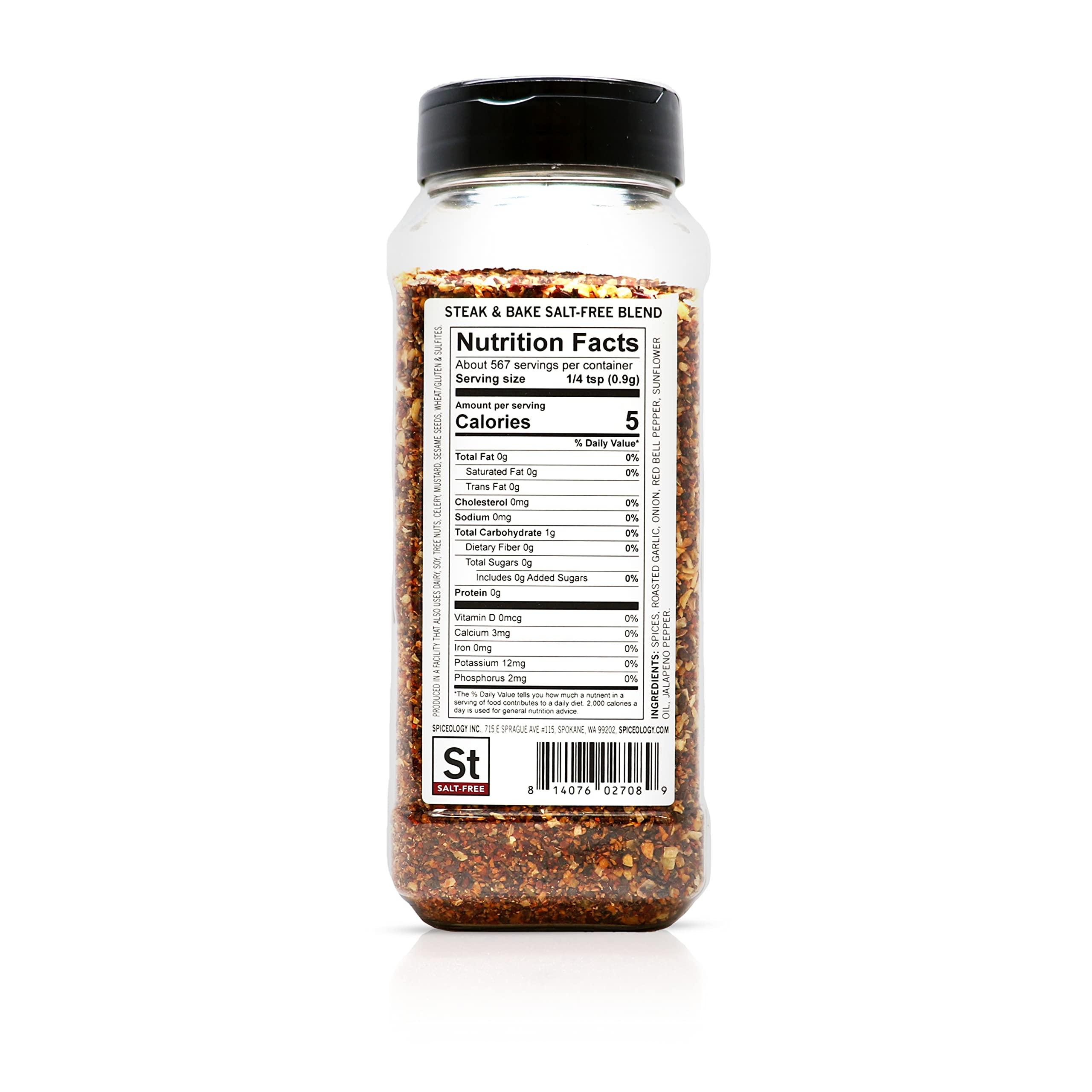 Spiceology Spiceology - Steak and Bake Salt-Free Seasoning Blend - 18 oz