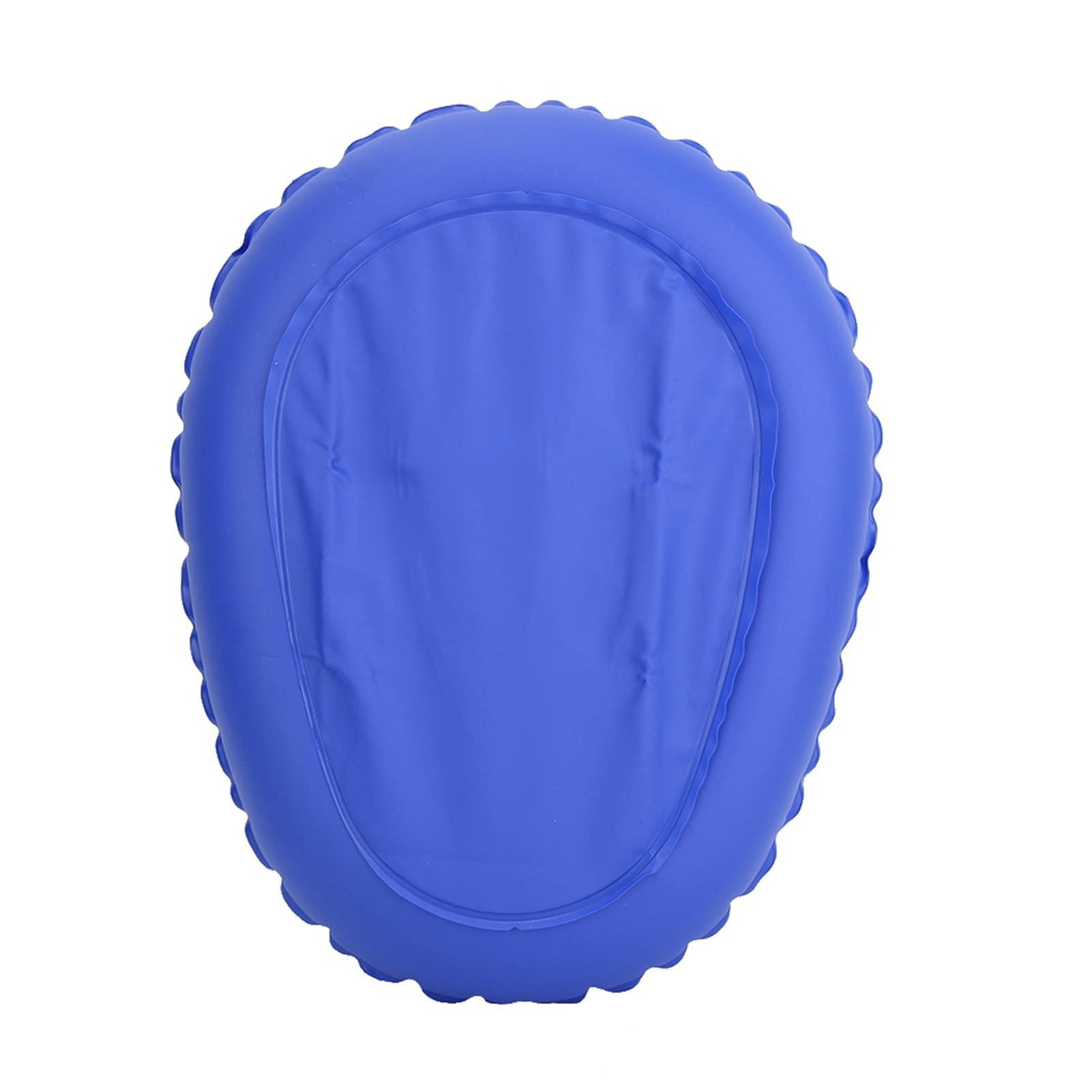 HERCHR HERCHR Inflatable Air Cushions Bedpan, Inflatable Bed Pan Bedpans for Elderly Men Bed Pans for Elderly Men Washable Anti Bedsore Toilet Urinal for Elderly Bedridden Blue