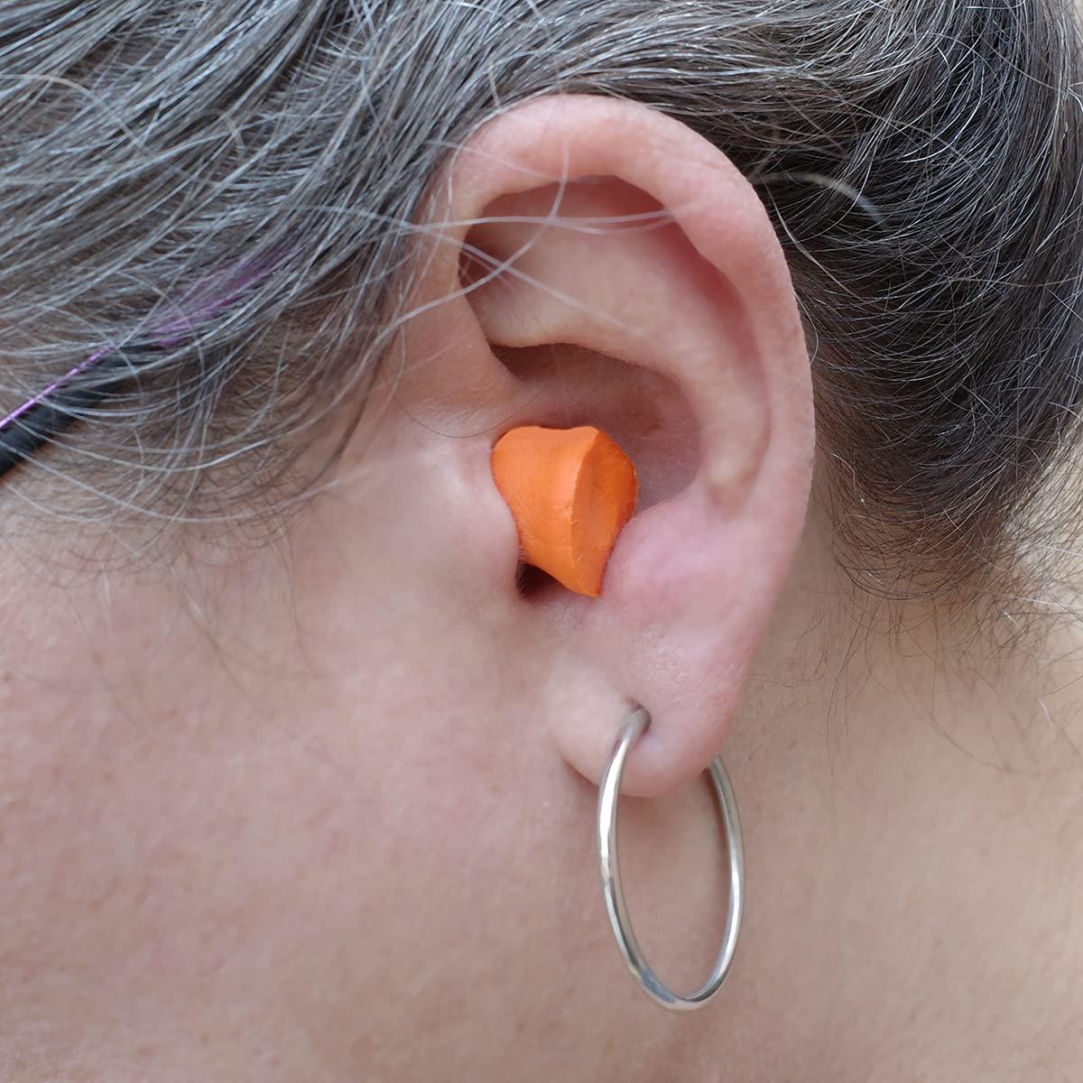 TG,LLC Treasure Gurus 10 Pair 29dB Soft Foam Orange Ear Plugs Sleep Noise Cancel Work Concerts Shooting Hearing Protection