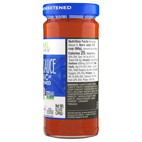 Primal Kitchen Primal Kitchen Unsweetened Cocktail Sauce, Organic, 8.5 Oz (Pack of 3)