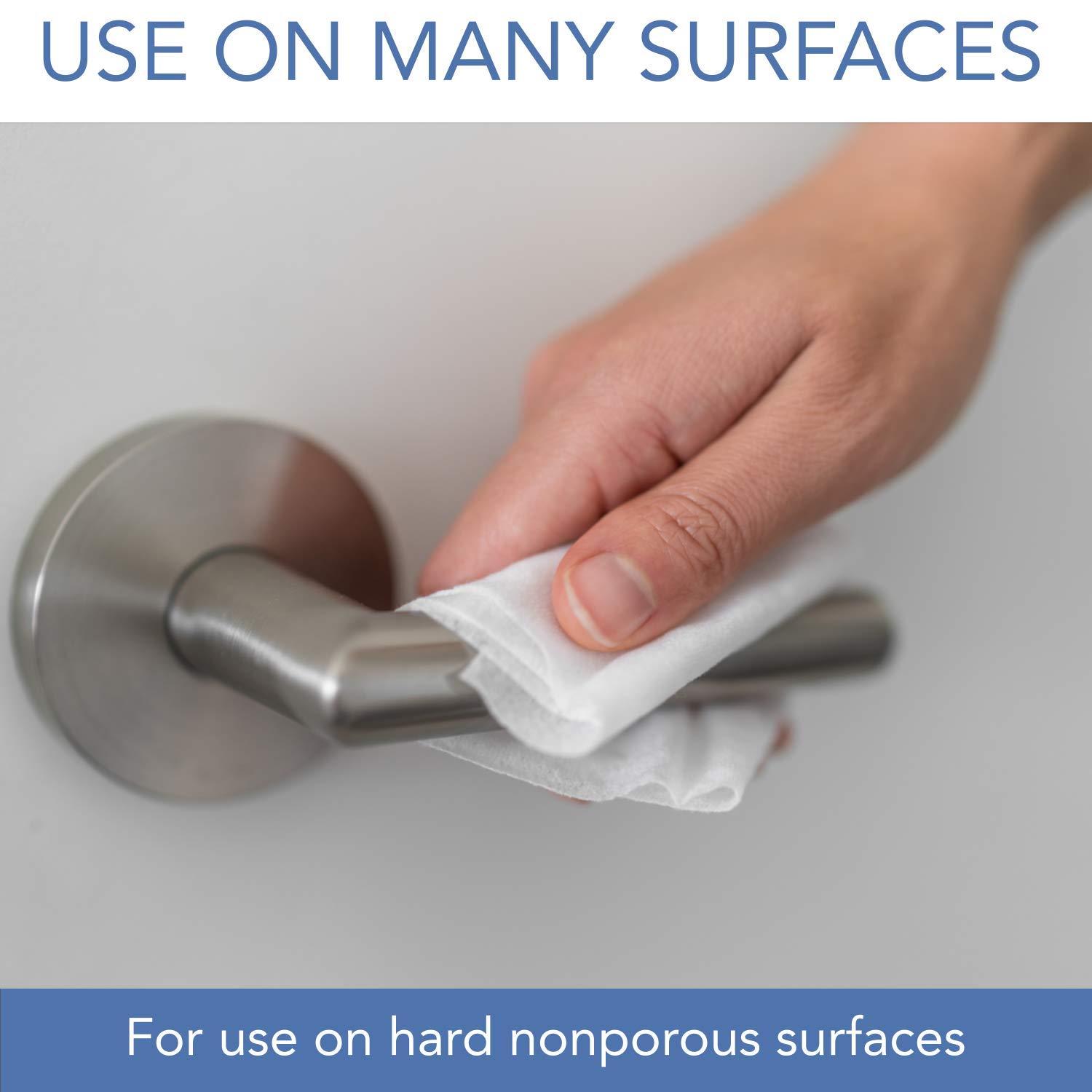 PDI PDI P25372 Disposable Germicidal Wipes, Large, Case, 12 Boxes, 1920 Wipes, 6.75" x 6", Wipes Canister