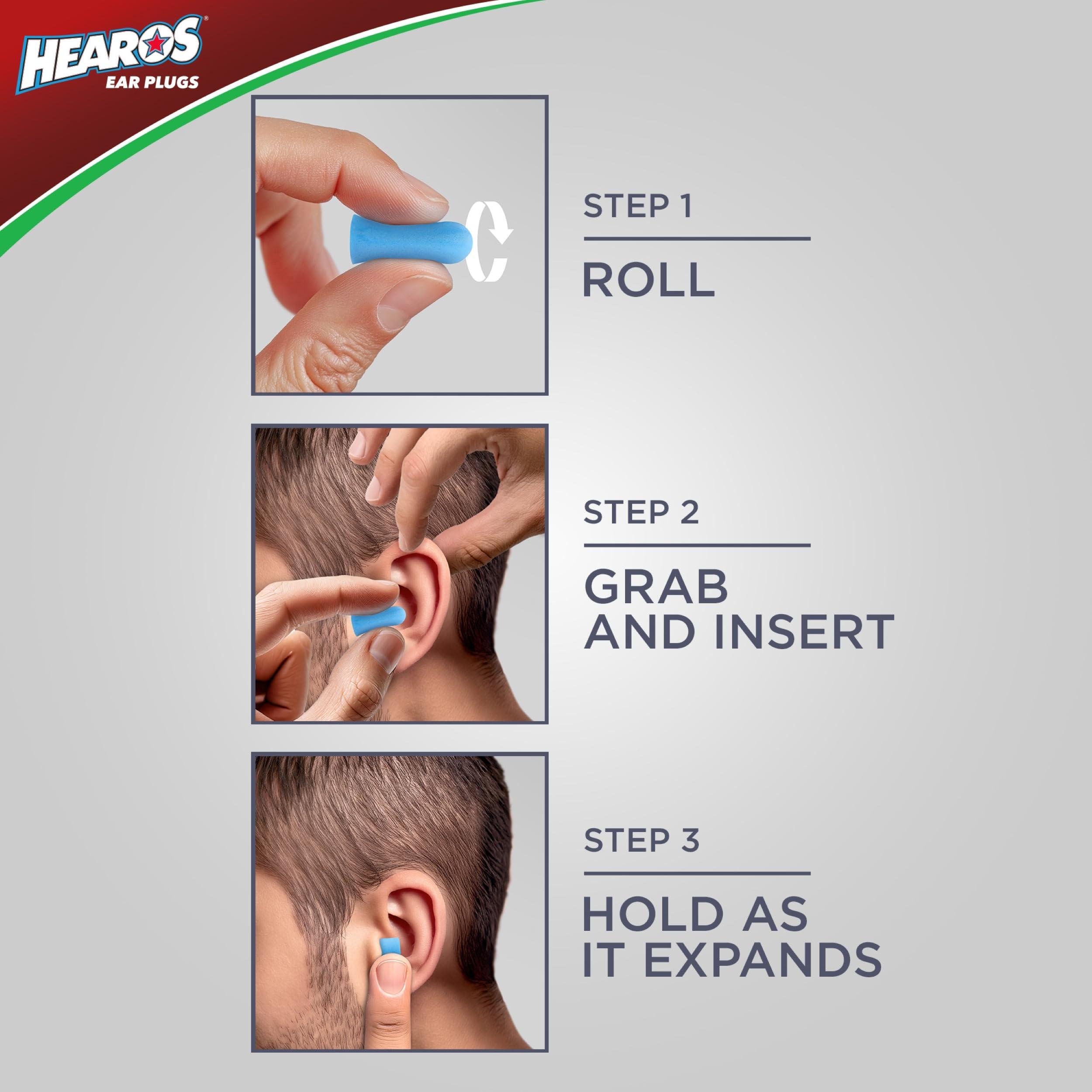 Hearos HEAROS Xtreme Protection Foam Ear Plugs, 33dB NRR 33, 200 Pairs (Blue)