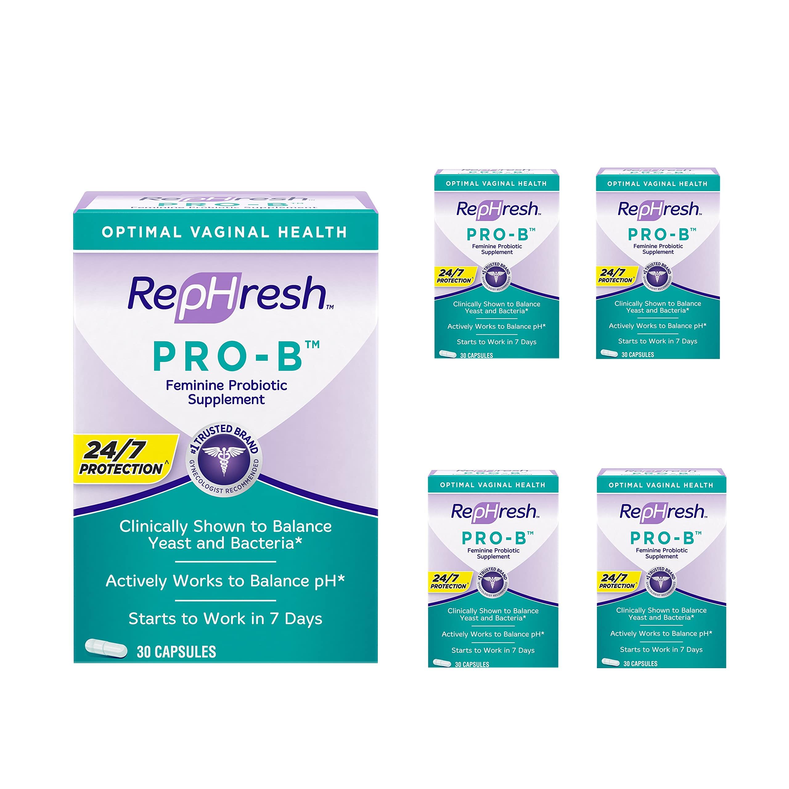 RepHresh RepHresh Pro-B Probiotic Feminine Supplement - 5 Pack