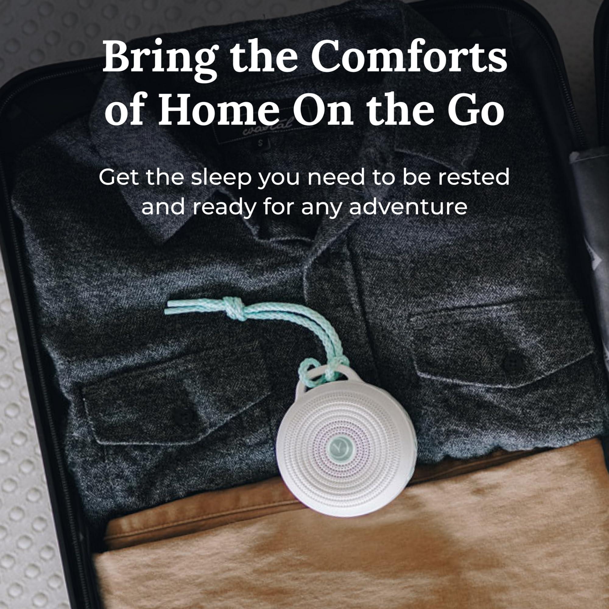 Marpac Yogasleep Rohm Portable White Noise Sound Machine + Travel Case in Grey, Sleep Therapy, Crush-Resistant Travel Case, for Adults, Kids & Baby, Noise Blocking & Office Privacy, Registry Gift