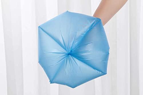 NALANY Small Trash Bag, 1.0 Mil,2.6-3 Gallon NALANY Flat Top Garbage Bags Bathroom Trash Can Liners for 2.6 Gallon Home Kitchen 100 Count, Green