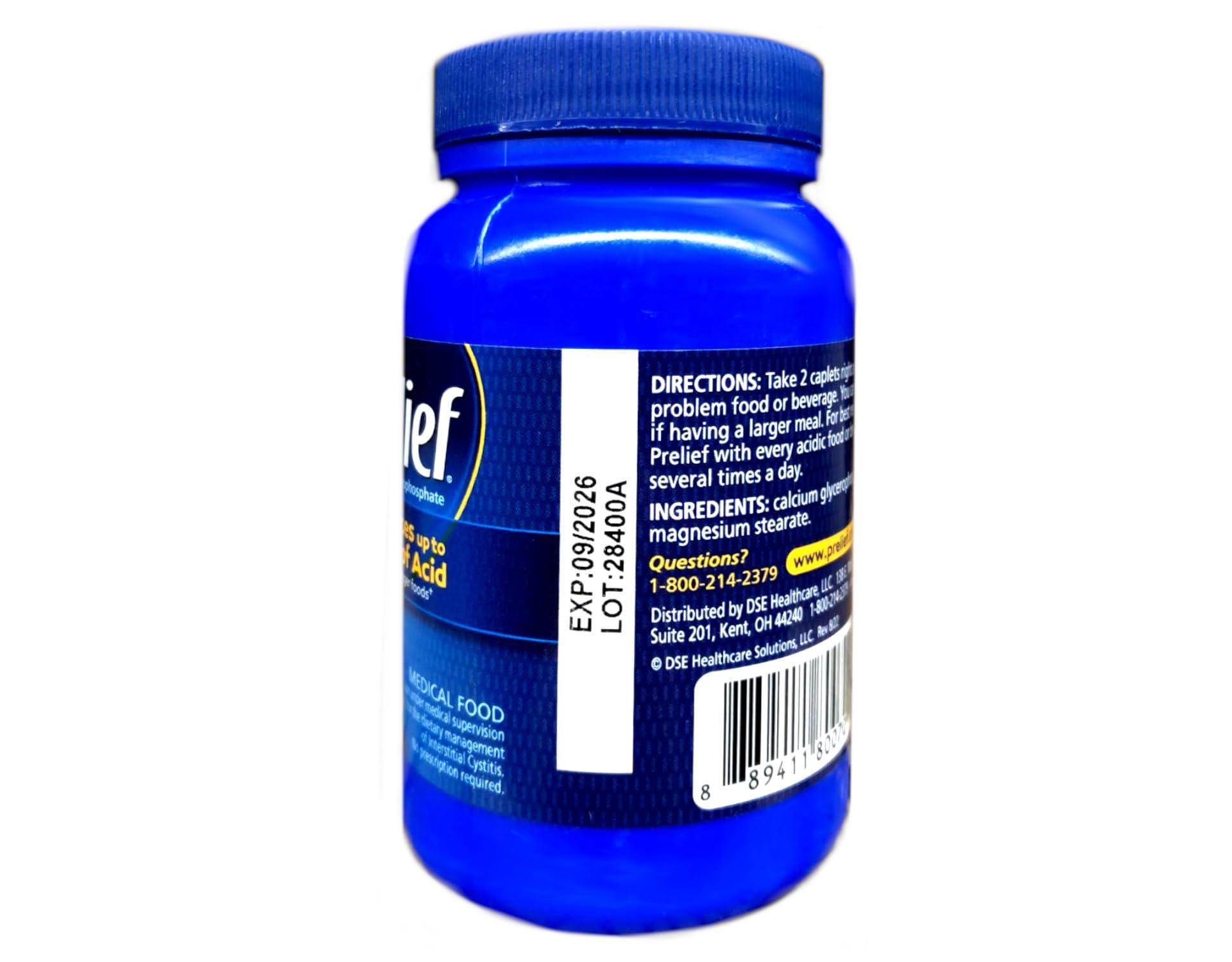 PRELIEF Prelief Acid Reducer Caplets, 300 Count