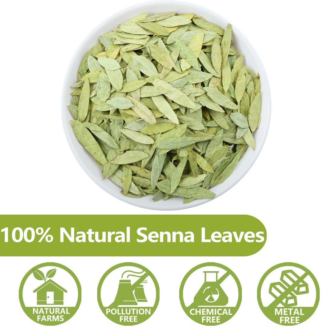ULTHMOK Premium 100 Senna Tea Bags, Made with 100% Natural Senna Leaves, No Additives & Caffeine Free.