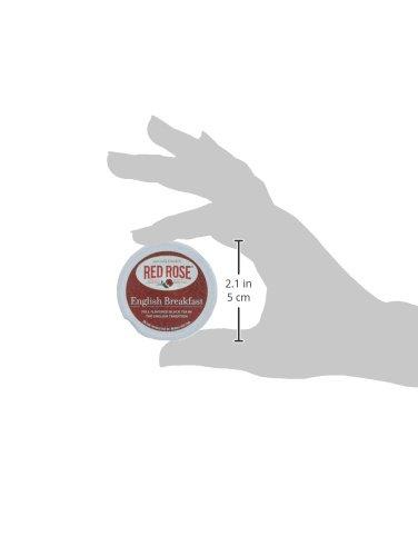 Honbeanify rgb Red Rose English Breakfast Tea - 12 Single Serve Cups (1 Box)