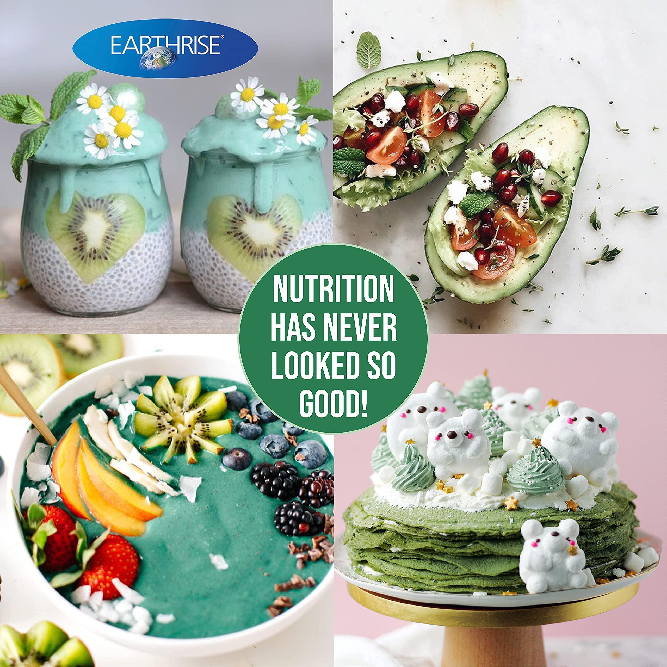 Earthrise Earthrise Spirulina Natural Powder 32oz, Natural Premium Spirulina from California- Vegan, Gluten Free, Keto Friendly, Non -GMO Super Food high in Vitamins & Minerals. (2 LB)