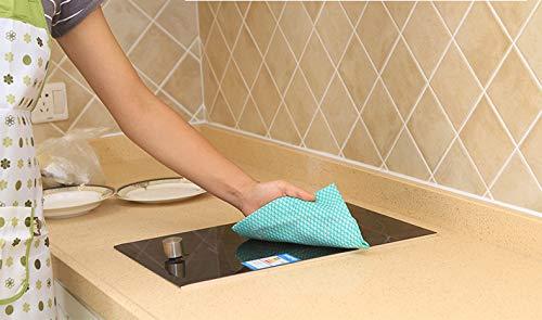 JEBBLAS JEBBLAS Cleaning Towels Dish Towels and Dish Cloths Reusable Towels,Handy Cleaning Wipes, Great Dish Towel, Disposable, Absorbent, Dry Quickly 60 Sheets/Pack,Green