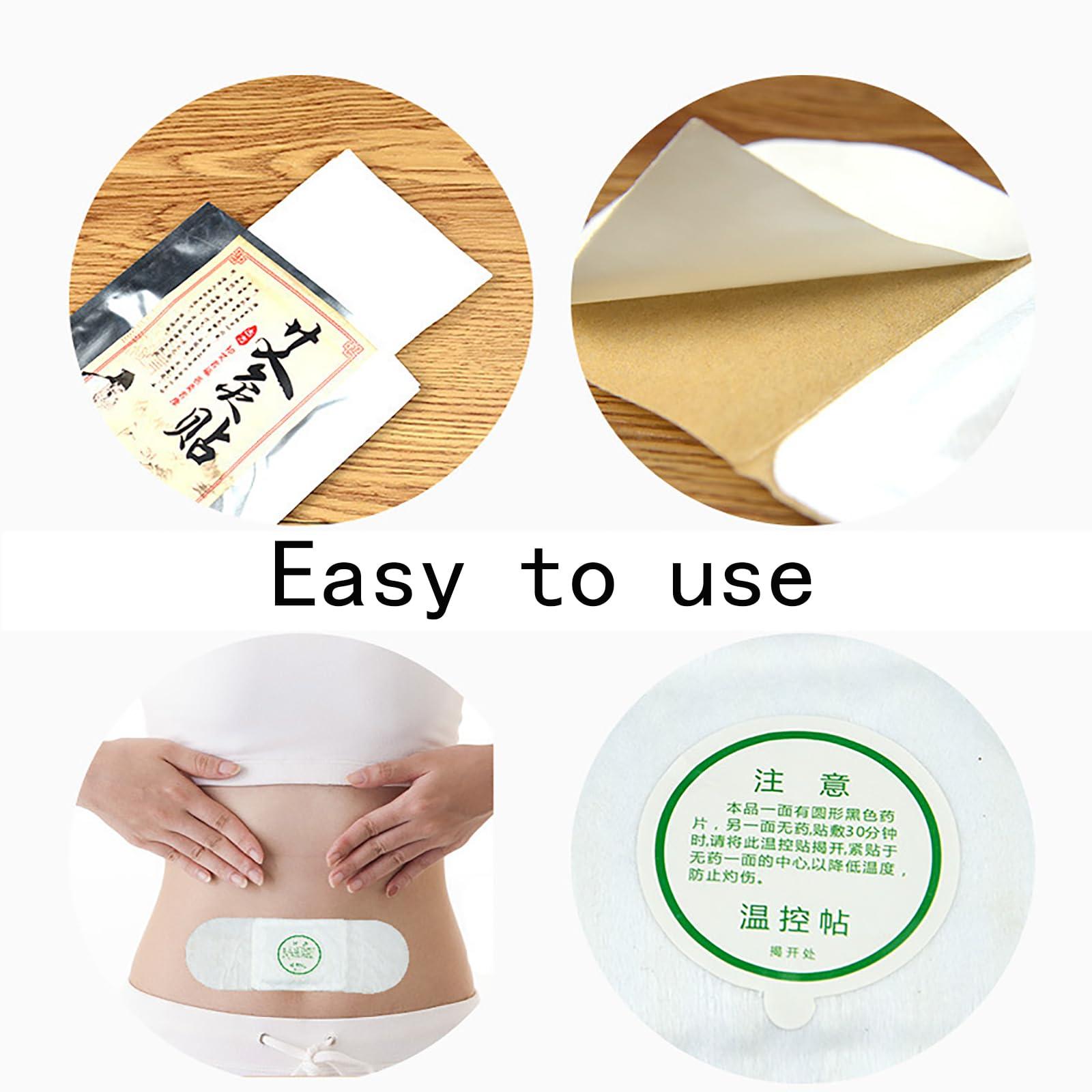 MAIKUNI Moxibustion Patches, Moxa Patch, Self-Heating pad (10Packs/Box)