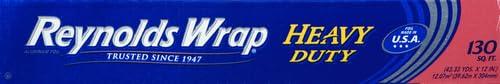 Reynolds Reynolds Wrap Heavy Duty Aluminum Foil, 130 Square Feet (Pack of 2)
