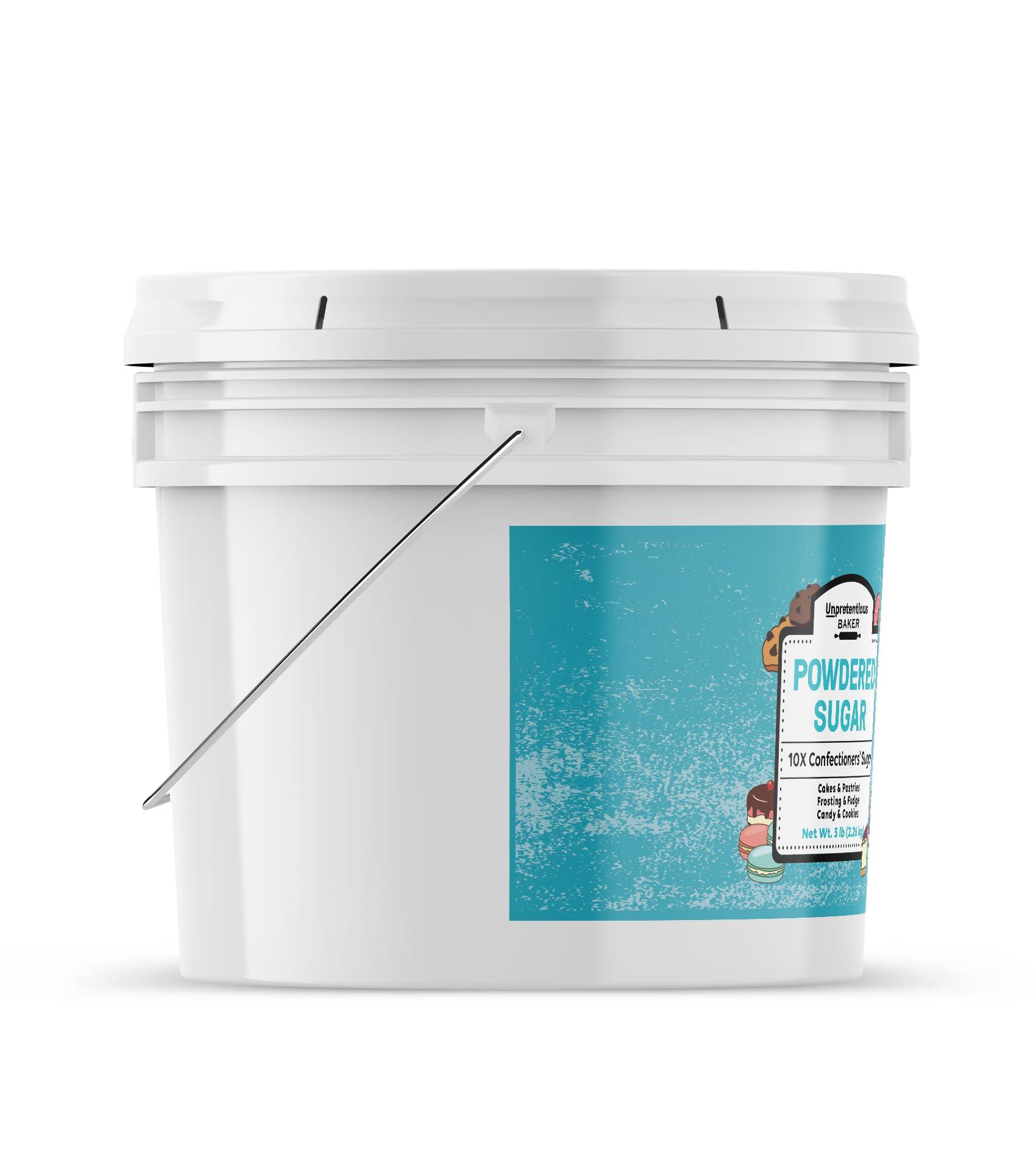 Unpretentious Unpretentious Powdered Sugar (1 Gallon) Confectioners Sugar, For Baking, Candy Making, Desserts