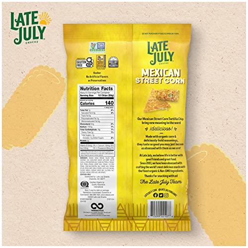 Late July Late July Snacks Mexican Street Corn Tortilla Chips, 7.8 Oz