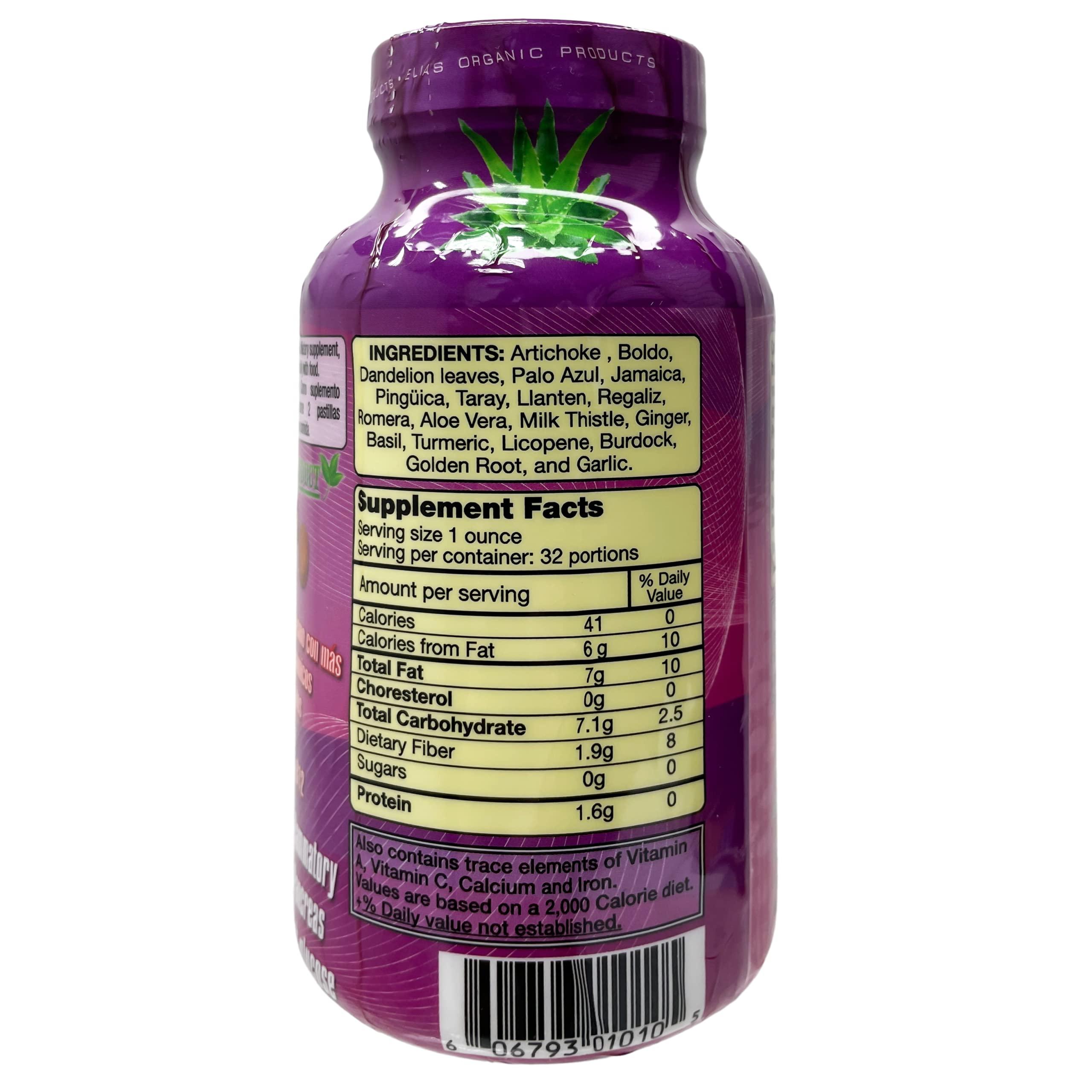 Elias Organic Products Elias Organic Products Apoye el hgado, el pncreas y Los riones saludables con ingredientes herbales naturales. (1)