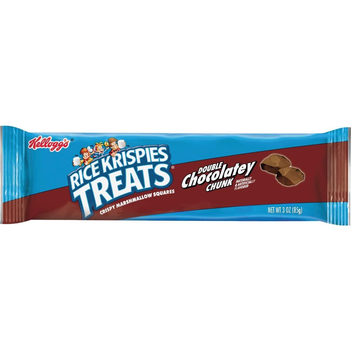Rice Krispies Rice Krispies Treats Big Bar, Double Chocolate Chunk 3 oz (Pack of 12)