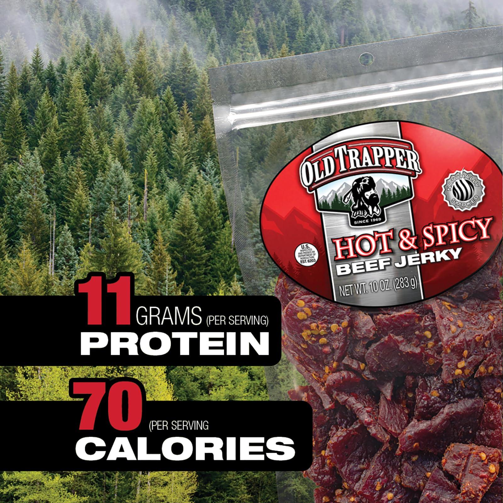 Old Trapper Old Trapper Beef Jerky, Spicy, 10 Ounce