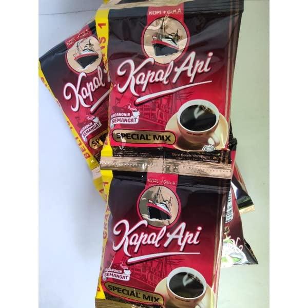 Kapal Api Kapal Api Special Mix (Coffee plus Sugar), 25 Gram (10 sachets)