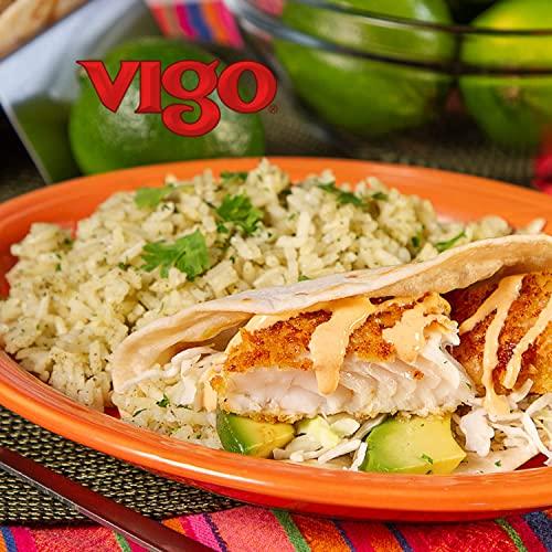 Vigo Vigo Authentic Cilantro Lime Rice, Fresh & Zesty Low Fat, 8oz (Cilantro Lime, 8 Ounce (Pack of 12))