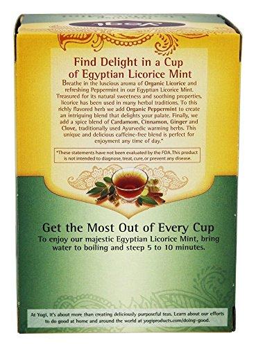 Yogi Yogi Teas Tea Egyptn Licorice Mint Org3