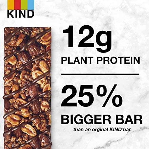 KIND KIND Protein Bars, Variety Pack, Dark Chocolate Nut, Crunchy Peanut Butter, Healthy Snacks, 10 count