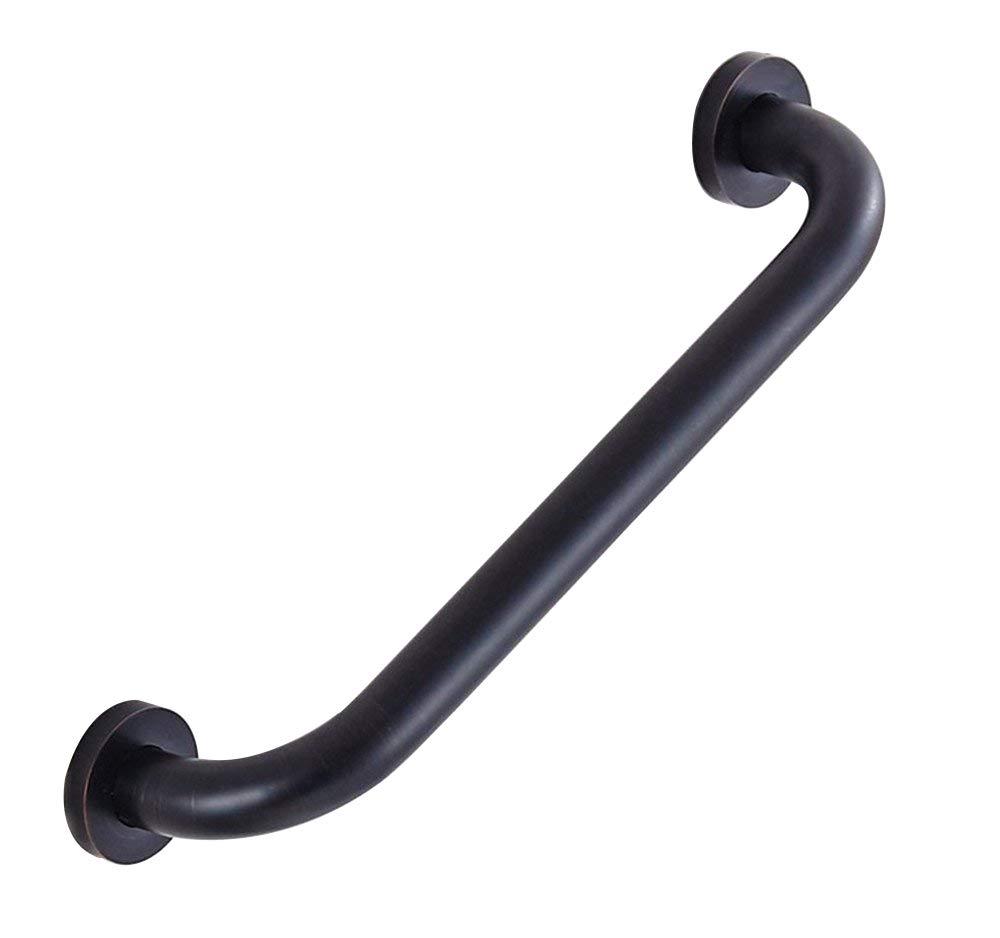 DreamLine DreamLine 56-60 in. Semi-Frameless Sliding Shower Door with ELLO&ALLO 20 in. Oil Rubbed Bronze Grab Bar
