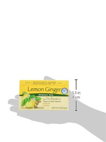 Bigelow Tea Bigelow Herbal Lemon Ginger Tea, 1.39 Ounce (Pack of 6)
