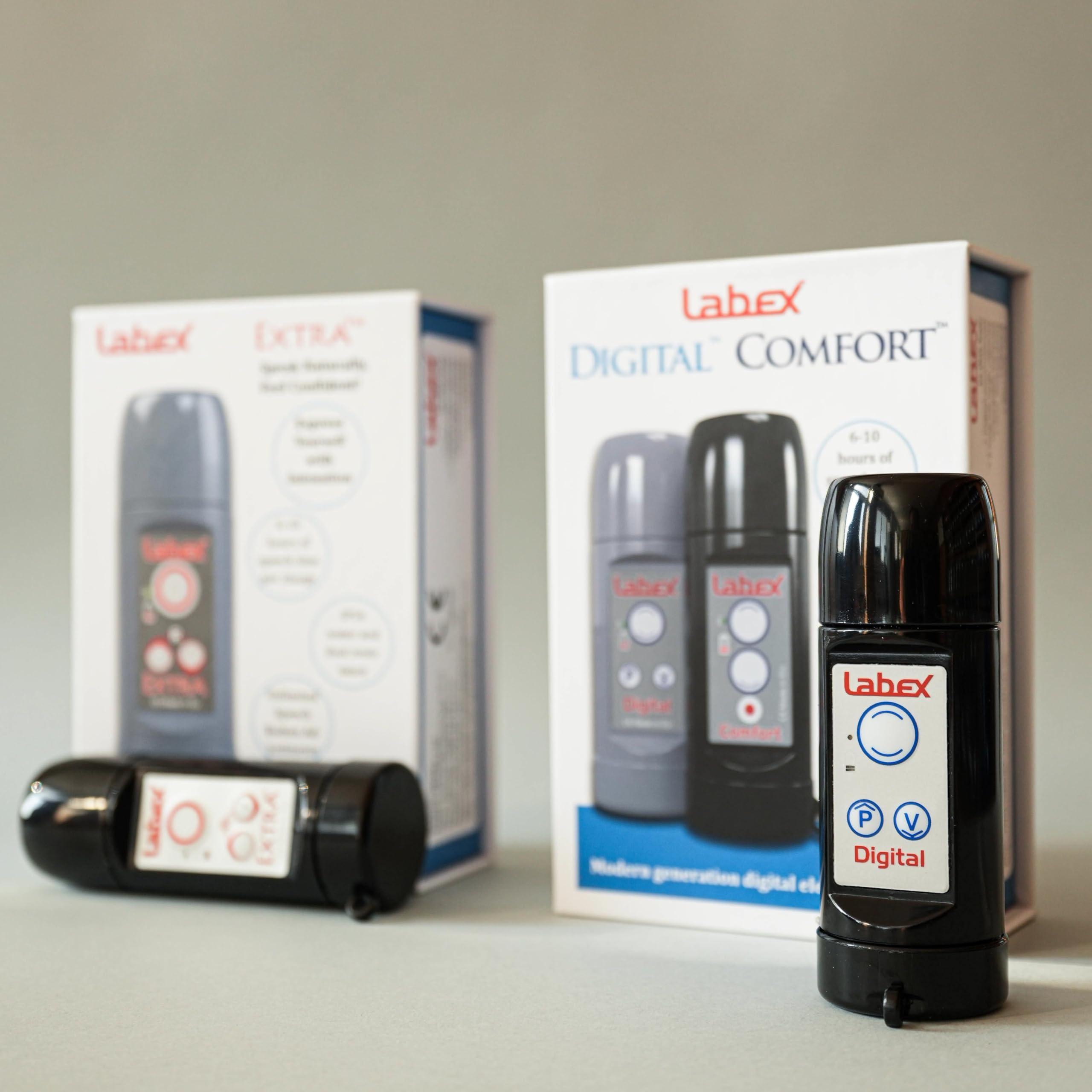 Labex LABEX Digital Electrolarynx Black, Electronic Speaking Device for Laryngectomees, Artificial Larynx by Labex (Great Sound & Adjustable Tone at Economic Price)