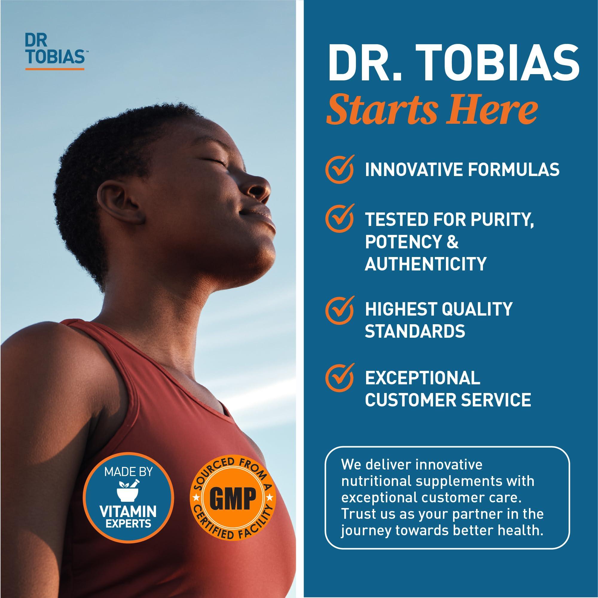 Dr. Tobias Dr. Tobias Vegan Omega 3 Supplement - 1400mg Algae Oil, 420mg DHA, and 210mg EPA per Serving - Non-GMO, Gluten-Free, Carrageenan-Free - 60 Capsules, 30 Servings