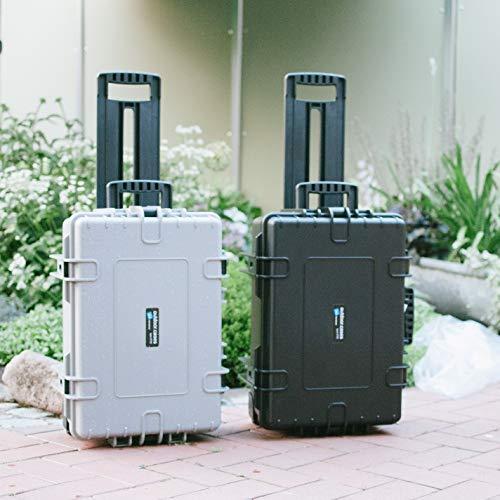B&W International GmbH B&W Outdoor Case Hard Case Type 6600 Empty (Hard Case IP67, No Contents, Waterproof, Inner Dimensions 50 x 28.5 x 18.5 cm, Black)