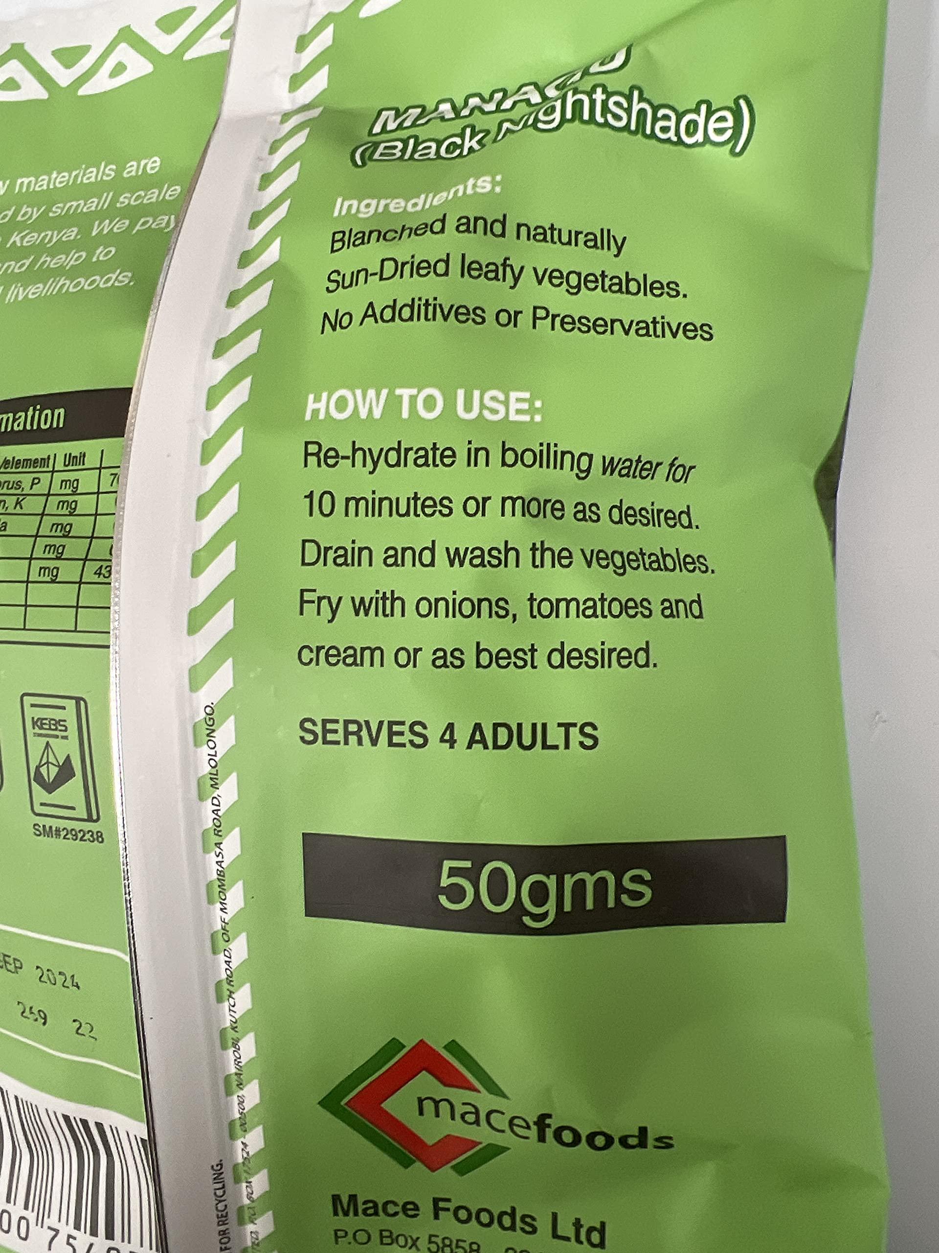 Mace Foods Managu (Black Nightshade)