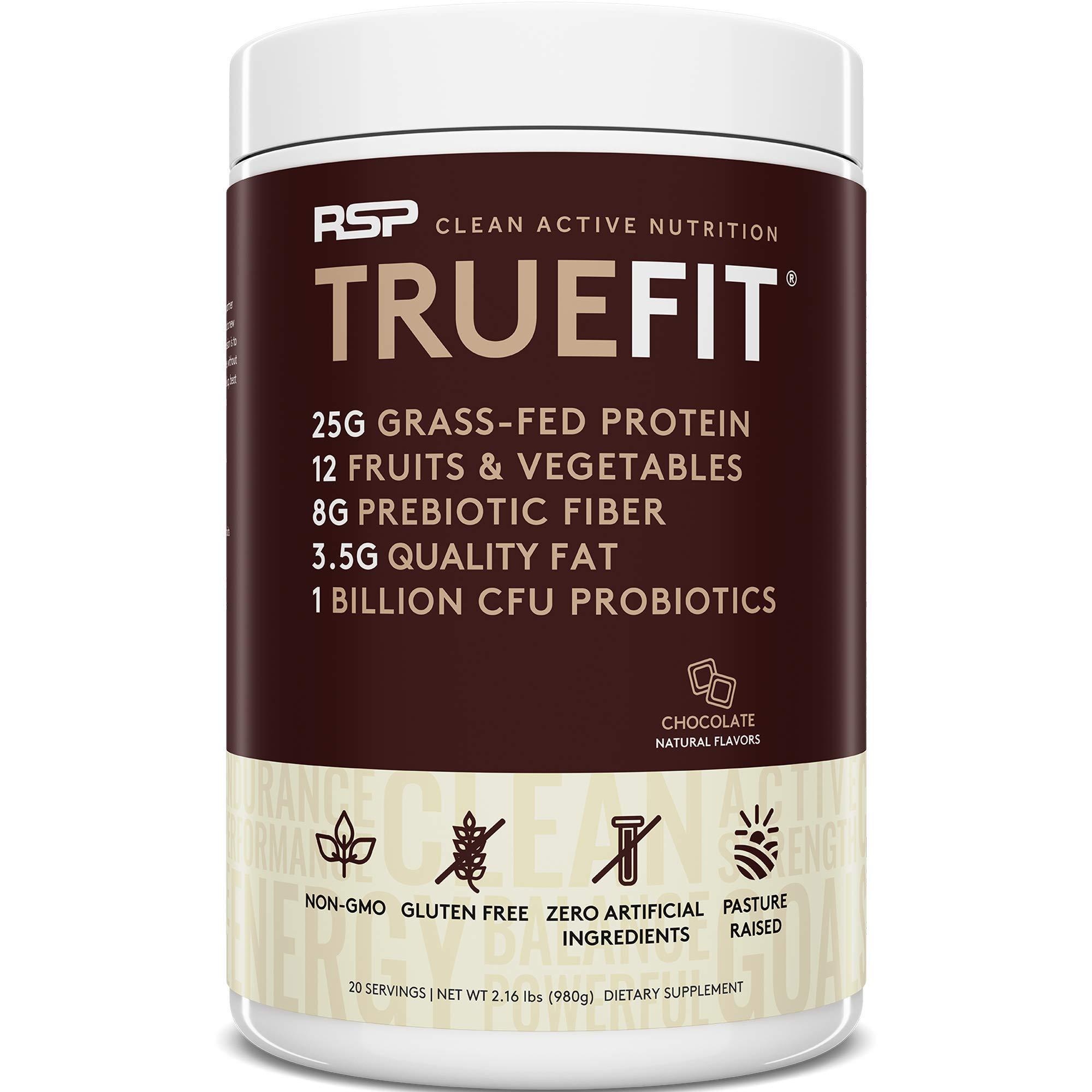 RSP NUTRITION RSP NUTRITION TrueFit Protein Powder (Chocolate 2 LB) with AminoLean Pre Workout Energy (Watermelon 30 Servings)