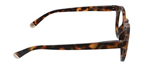 Peepers by PeeperSpecs Peepers by PeeperSpecs Oprah\'s Favorite Women\'s Stardust Round Blue Light Blocking Reading Glasses - Tortoise +2.00