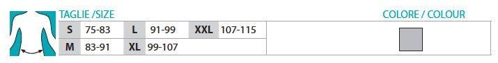 ORIONE ORIONE Lumbosacral Back Support Ref.3089 Size M inch. 32.67\"-35.82\" (83-91 cm.)
