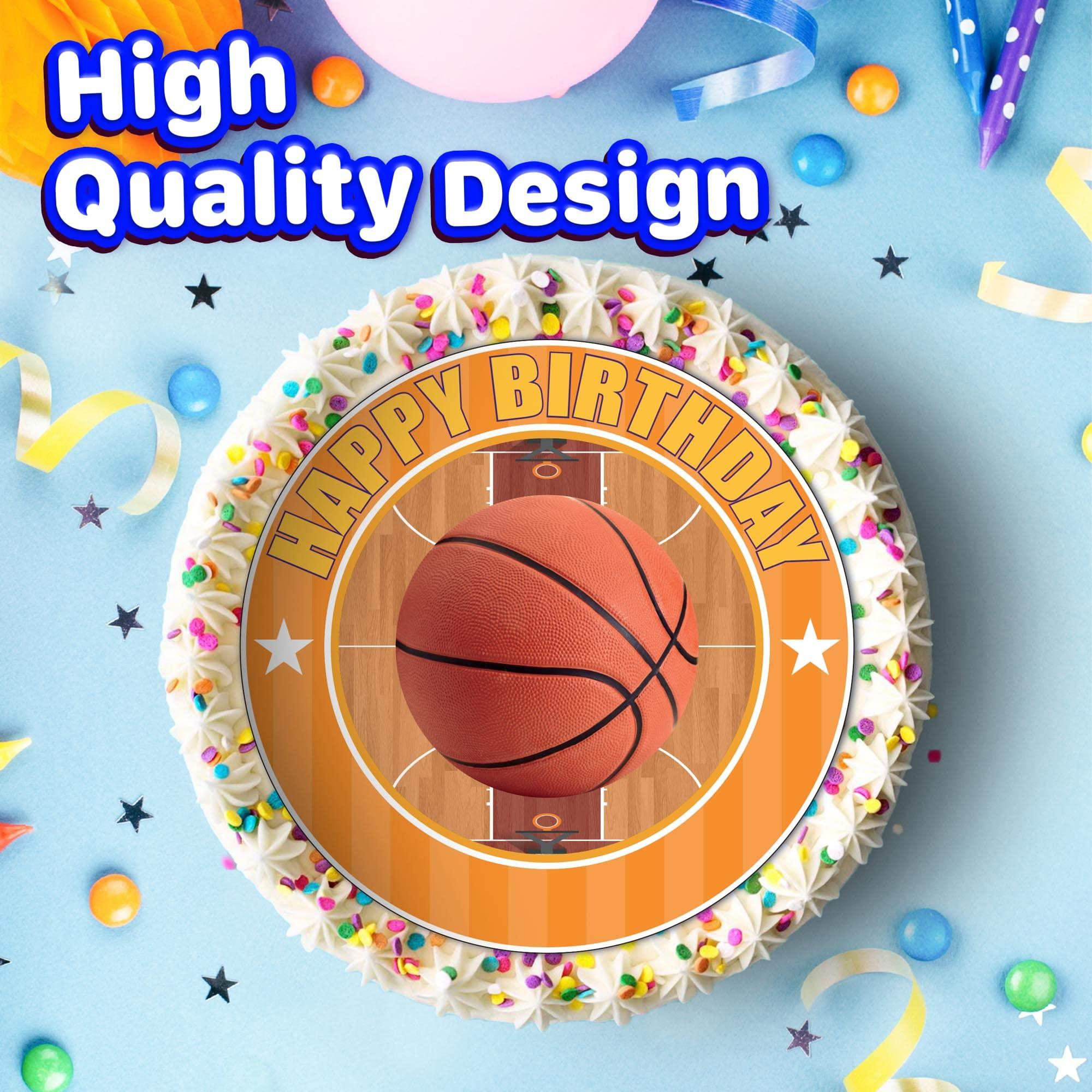 Nc Zhuyao Gâteau Topper, 7 Pièces Décorations De Gâteau De Basketball