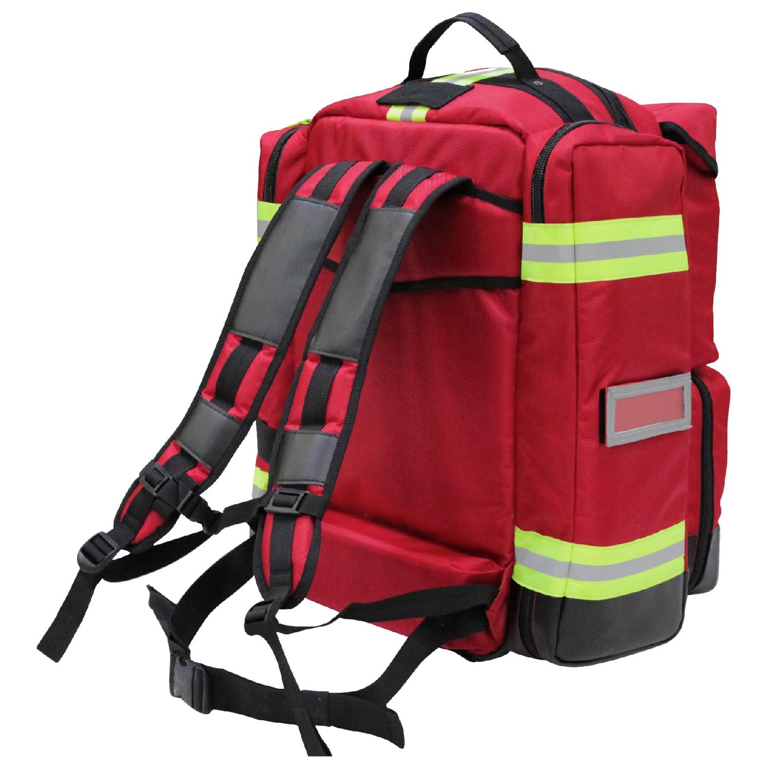 Kemp USA Kemp USA Ultimate EMS Backpack - EMT Bag | Emergency Backpack with a strap for D Oxygen Cylinder | Medical Backpack for Search and Rescue Tools | Large Medic Bag for EMT Kit | 8 Lbs.