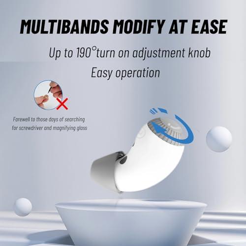 DAZZLAIT Hearing Aids with Noise Cancelling Hearing Aids for Seniors Severe Hearing Loss, Hearing aid with Charging Case Comfortable & Nearly Invisible