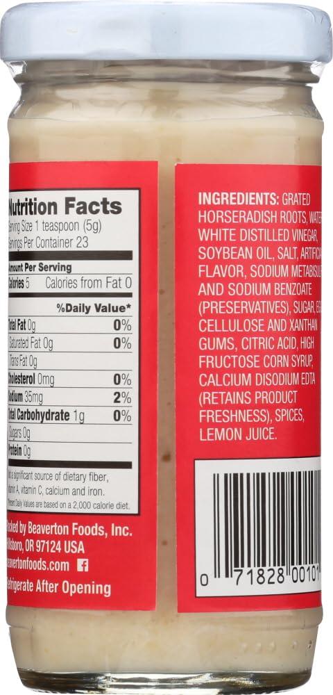 BEAVER Beaver Brand Extra Hot Horseradish 4 oz glass jar (Pack of 6)