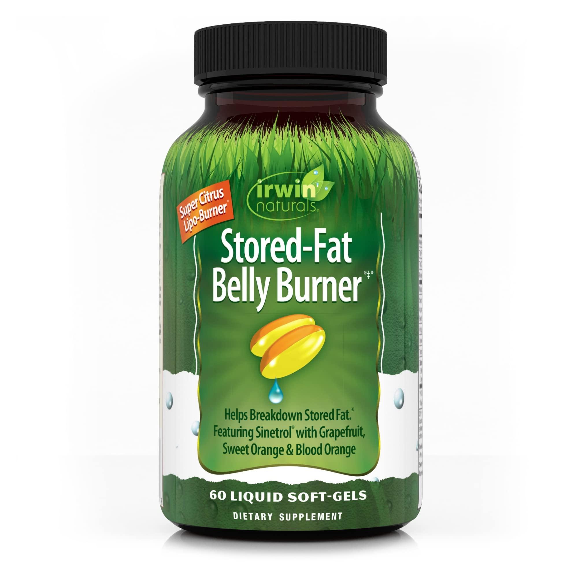 Irwin Naturals Irwin Naturals Stored-Fat Belly Burner - with Sinetrol, Grapefruit, Sweet Orange & Blood Orange - 60 Liquid Soft-Gels