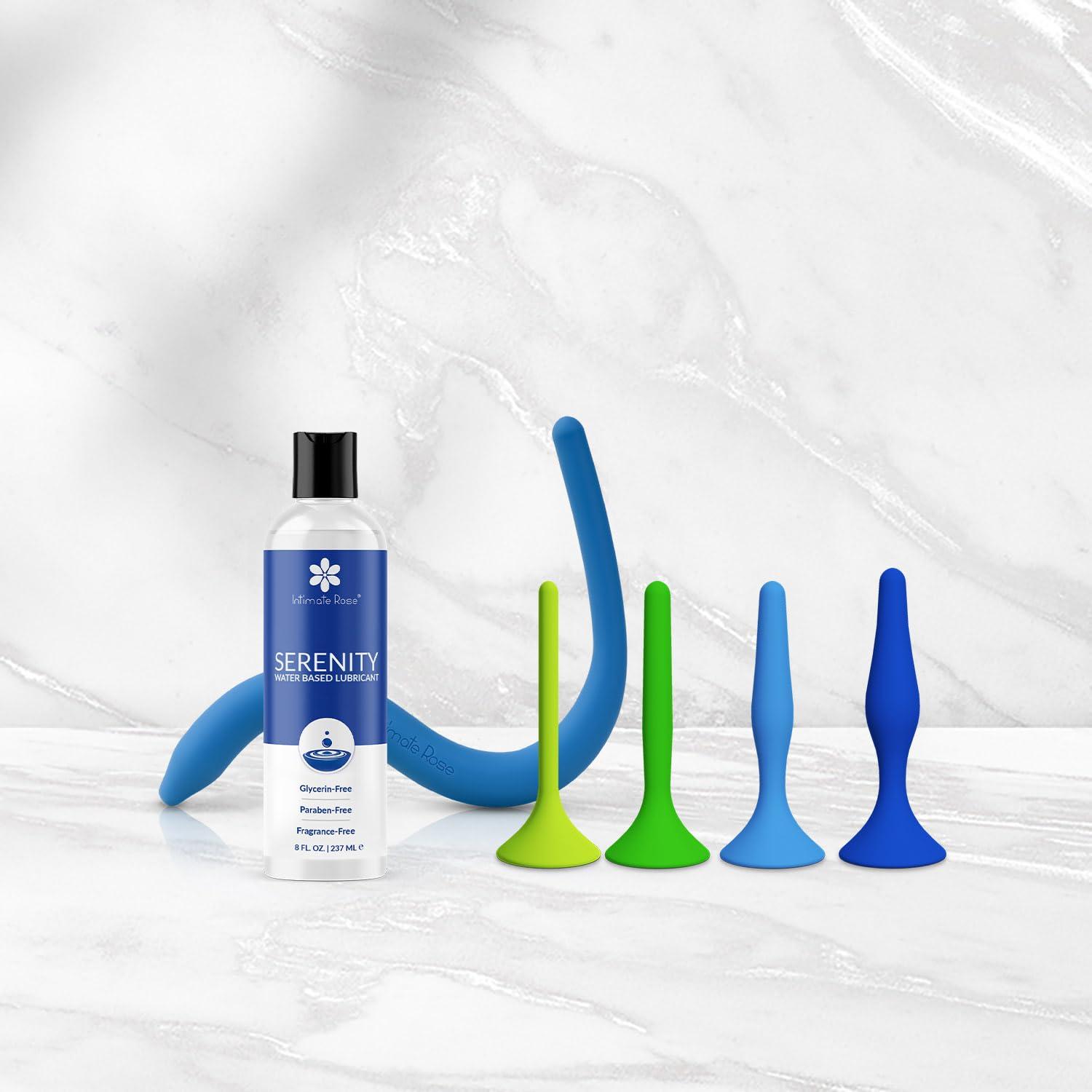 Intimate Rose Pelvic Floor Therapy Tool-Size 1-4 - Rectal Dilator Trainer for Men and Women