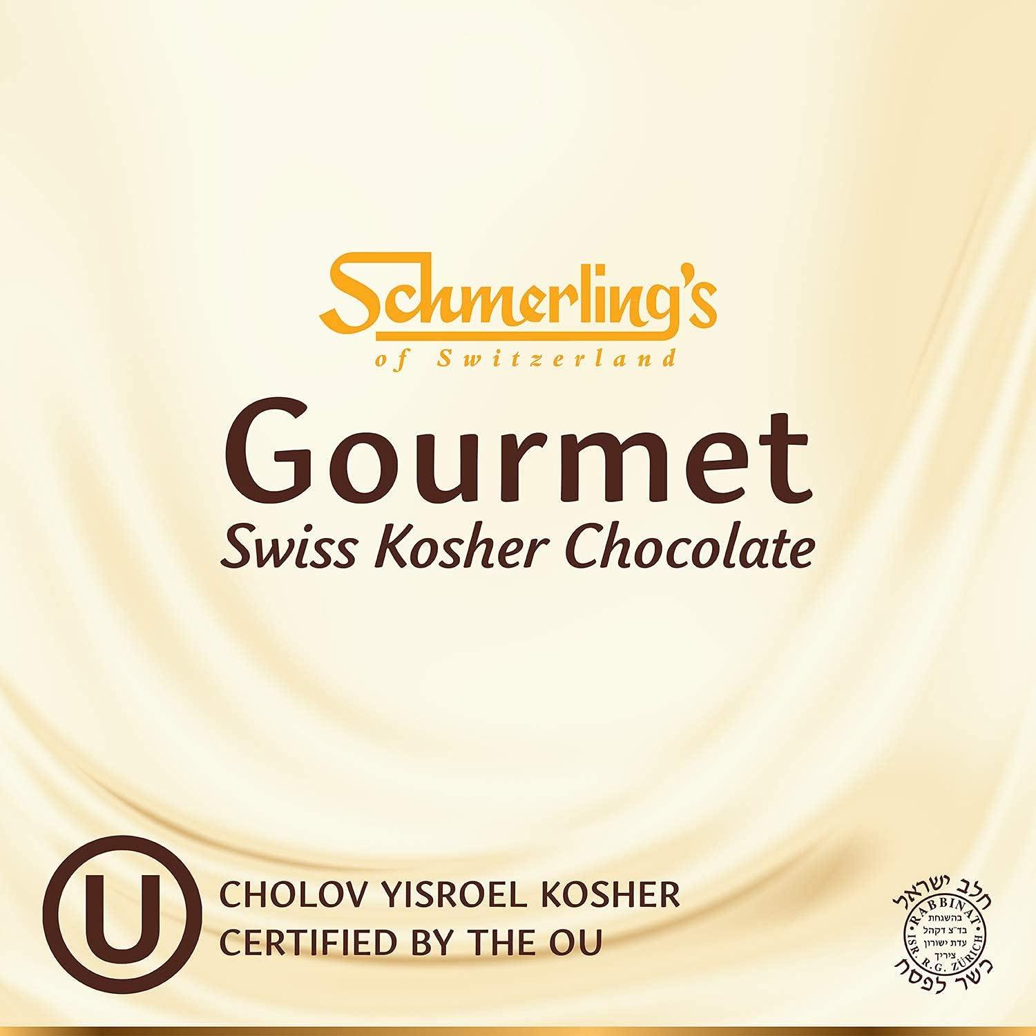 SCHMERLING'S Schmerling\'s Rosemarie Harmony White Chocolate - Premium Swiss White Chocolate Bars - Praline Filled - GMO Free - Kosher For Passover OU - 3.5oz Each (Pack of 2)