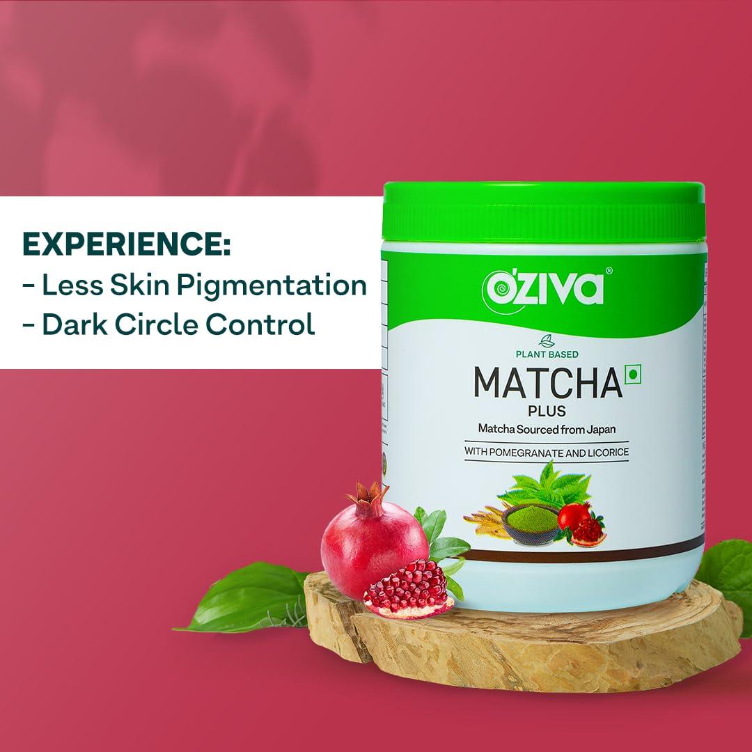 OZIVA OZiva Plant Based Matcha Plus Powder (50 Gm)
