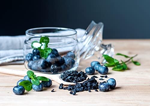 Food to Live Organic Dried Blueberries, 12 Pounds – Non-GMO, Whole Berries, Lightly Sweetened, and Coated with Sunflower Oil, Kosher, Vegan, Unsulfured, Bulk. Rich in Antioxidants. Perfect for Snacking, Baking.